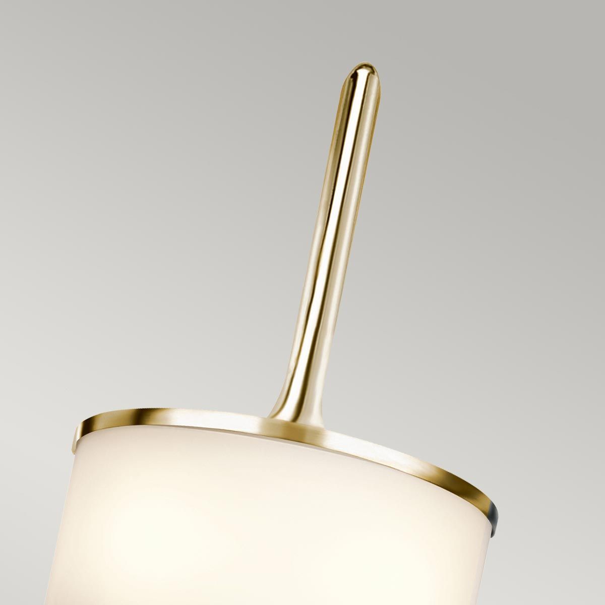 Kichler Mona 2 Light Small Bathroom Wall Light - Polished Brass
