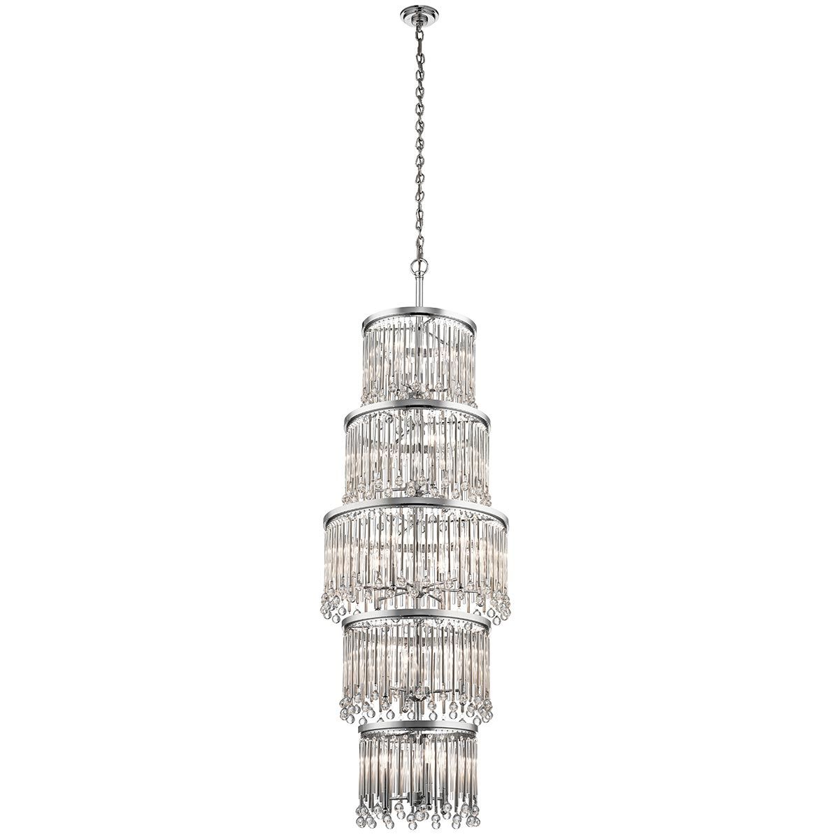Kichler Piper 18 Light Chandelier / Pendant - Polished Chrome