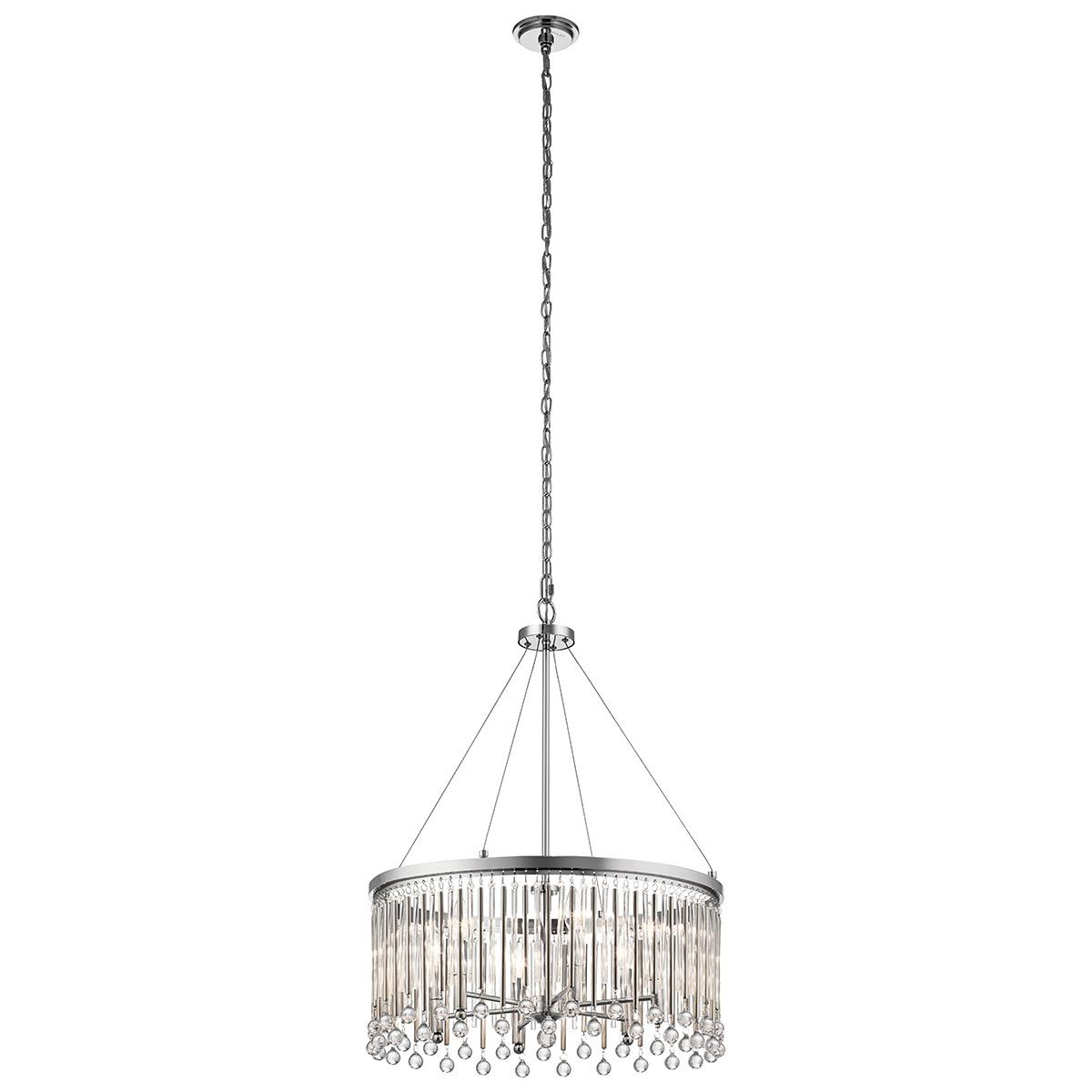 Kichler Piper 6 Light Chandelier / Pendant - Polished Chrome