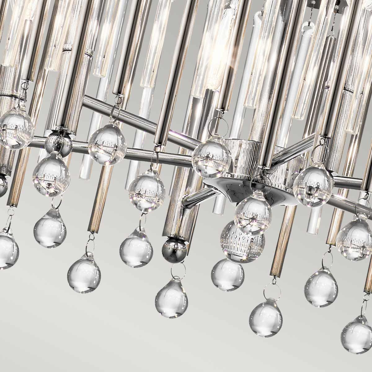 Kichler Piper 6 Light Chandelier / Pendant - Polished Chrome