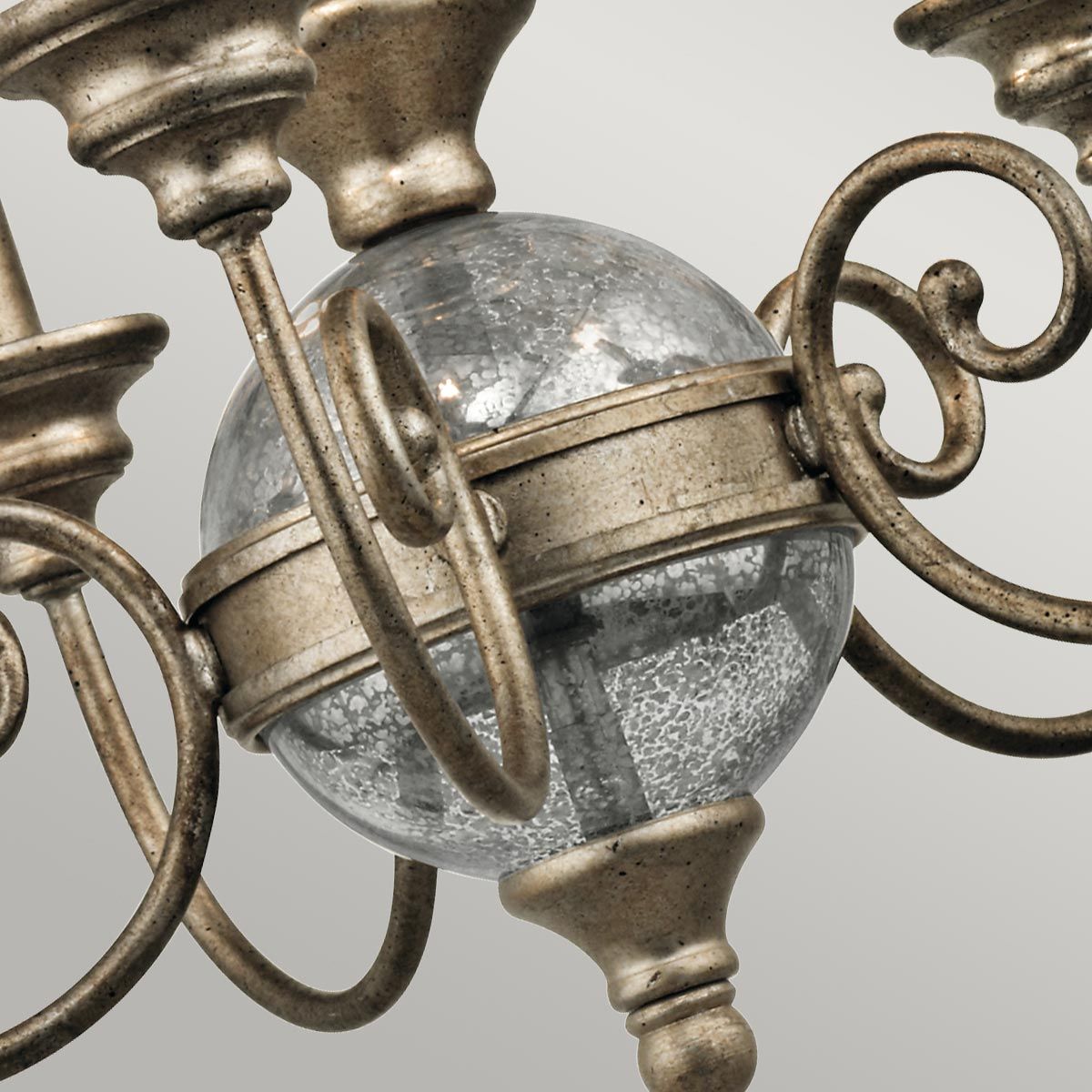 Kichler Rosalie 5 Light Mini Chandelier - Sterling Gold