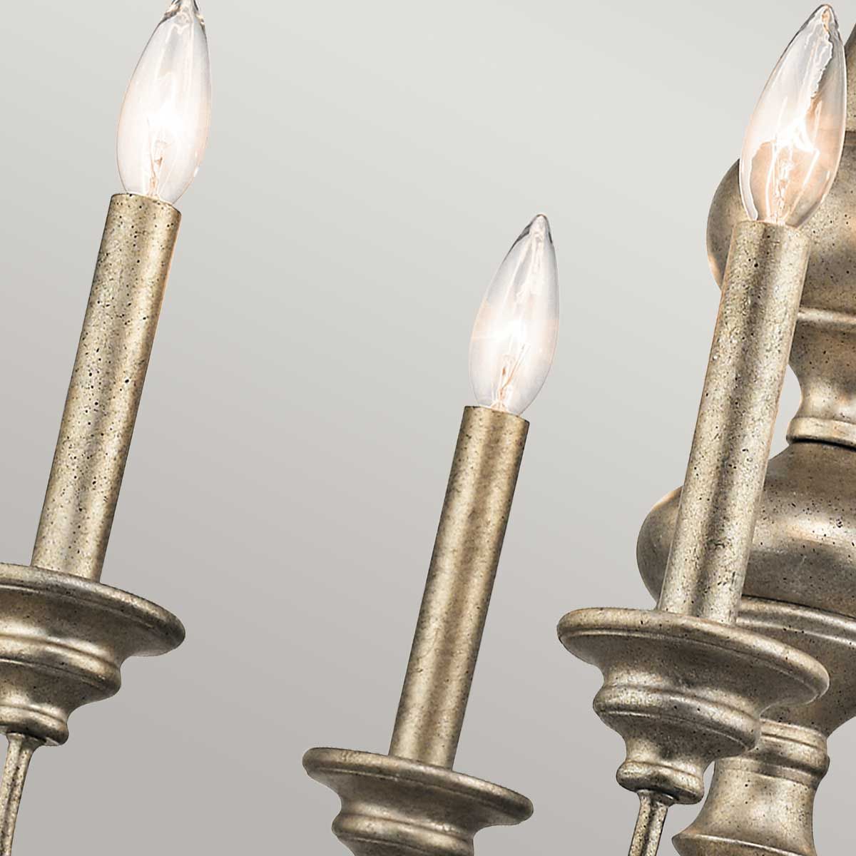 Kichler Rosalie 5 Light Chandelier - Sterling Gold