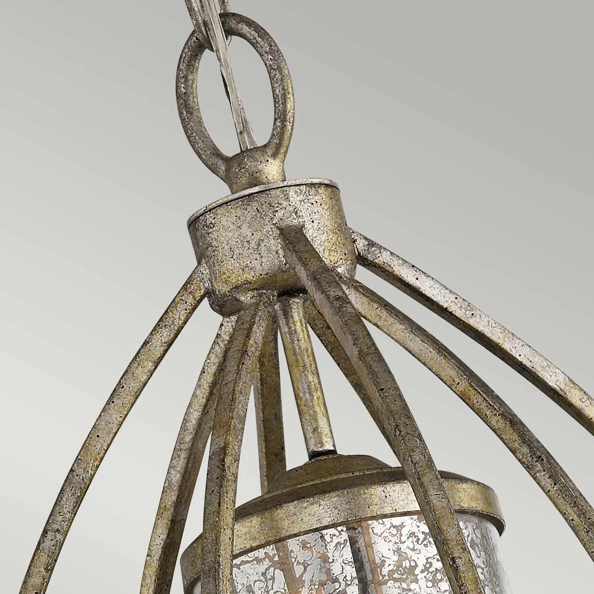 Kichler Rosalie Single Pendant - Sterling Gold
