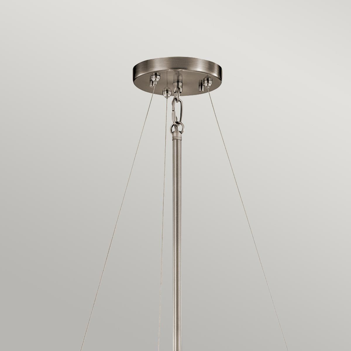 Kichler Silver Coral 3 Light Duo-Mount Pendant - Classic Pewter