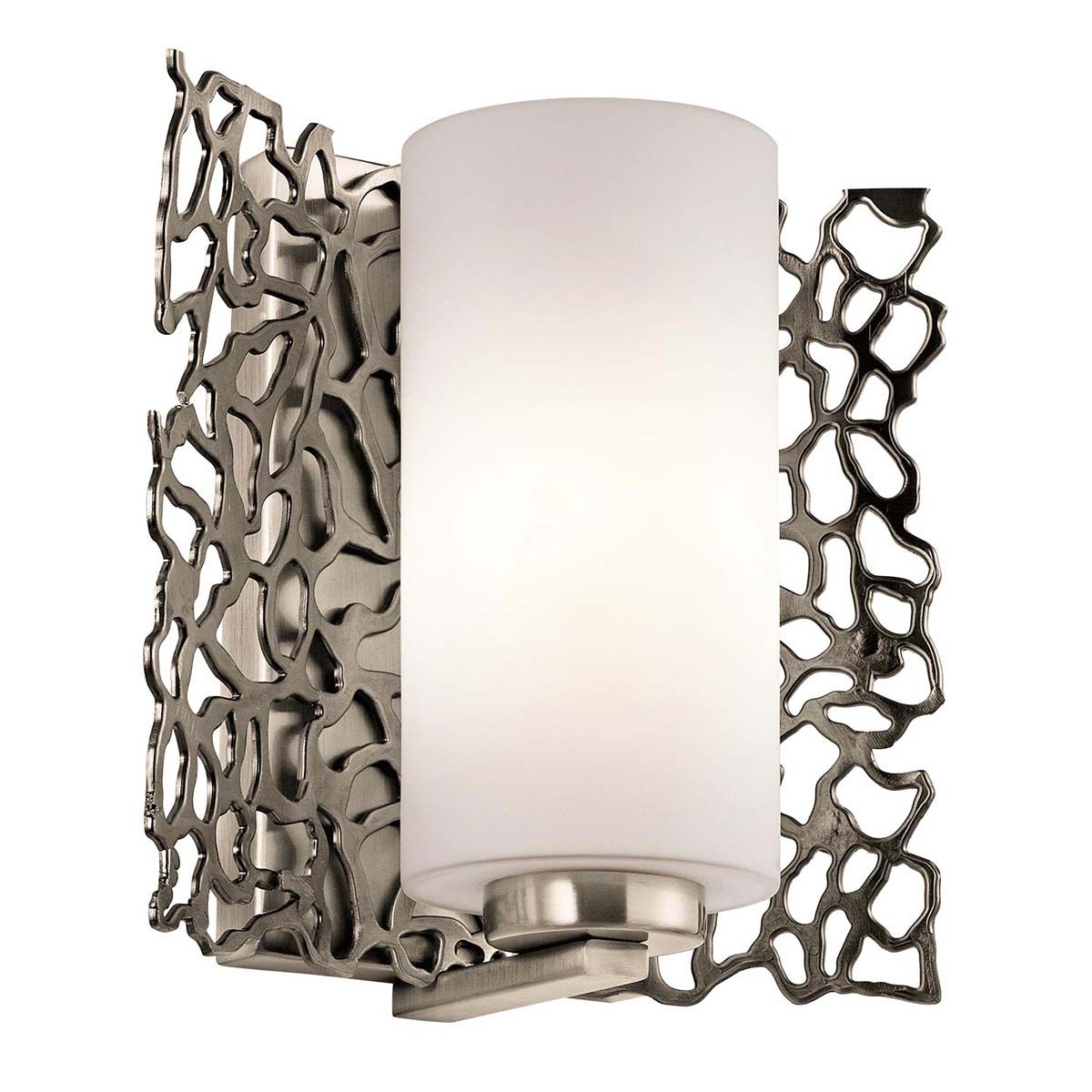 Kichler Silver Coral Single Wall Light - Classic Pewter