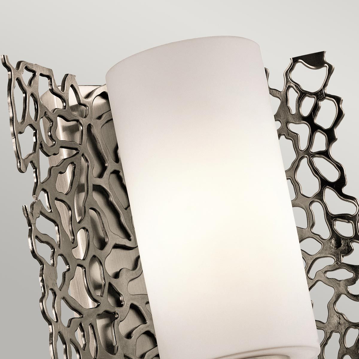 Kichler Silver Coral Single Wall Light - Classic Pewter