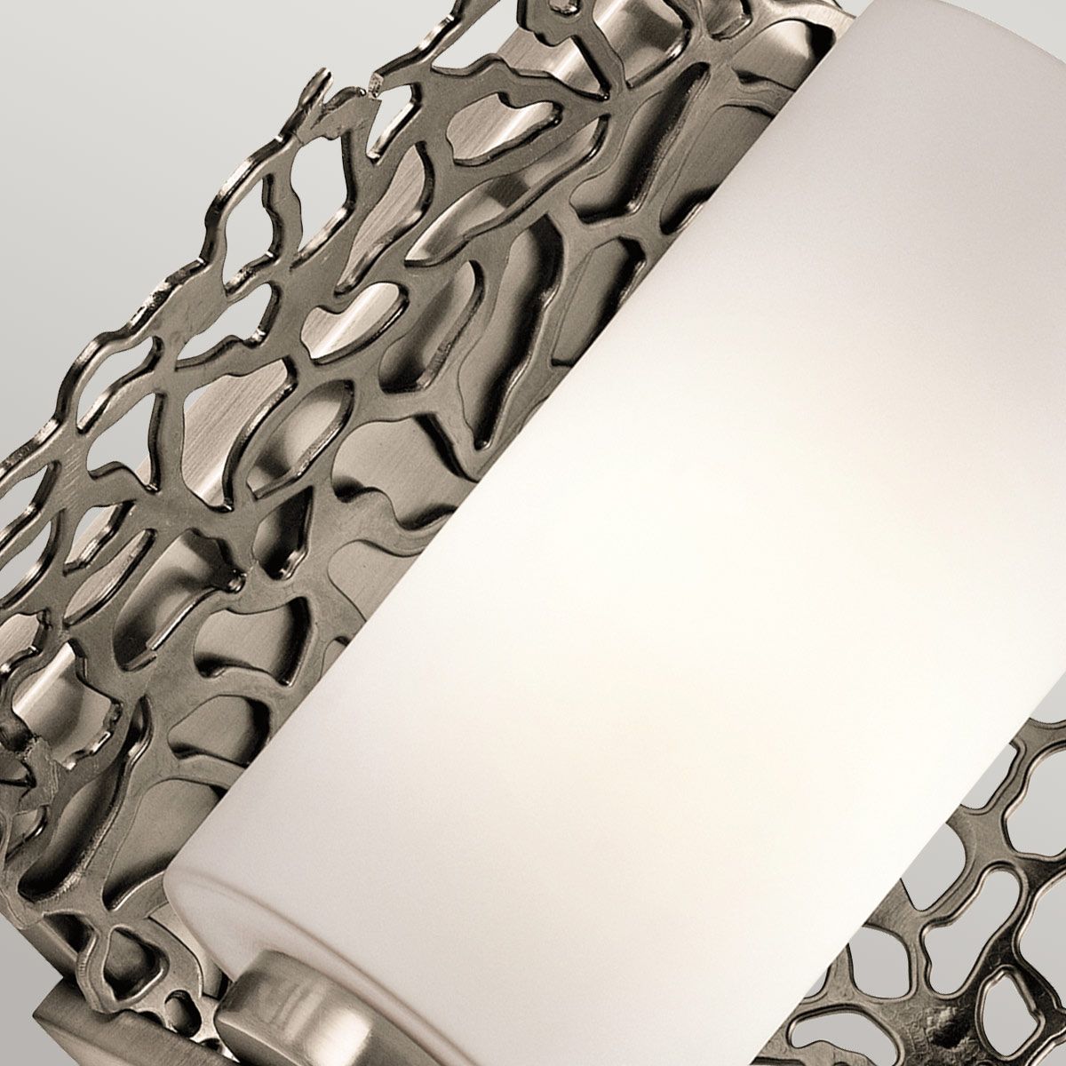 Kichler Silver Coral Single Wall Light - Classic Pewter