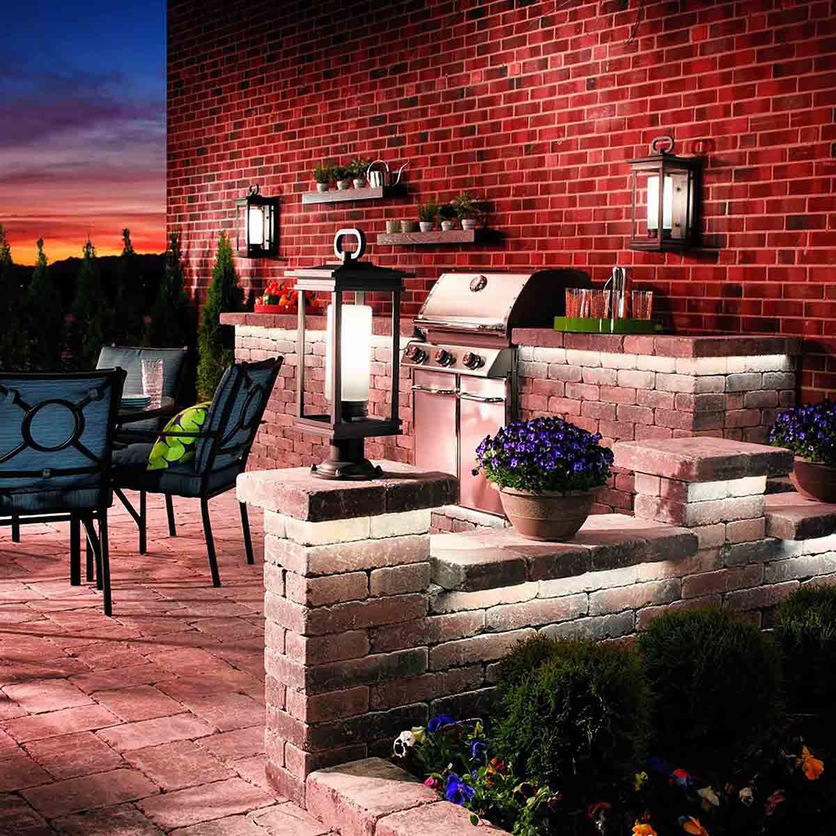 Kichler South Hope Single Medium Wall Lantern - Oil Rubbed Bronze