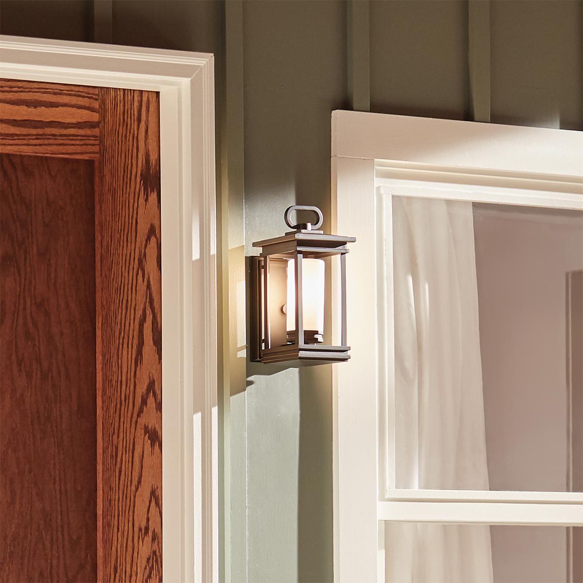 Kichler South Hope Single Small Wall Lantern - Oil Rubbed Bronze