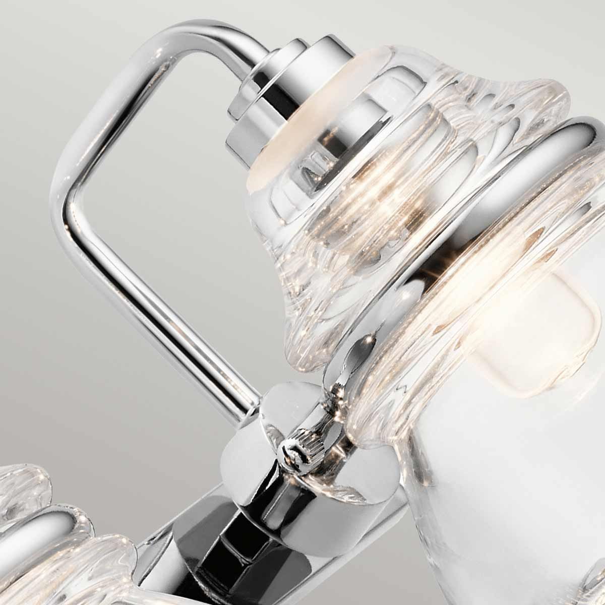 Kichler Talland 2 Light Bathroom Wall Light - Polished Chrome