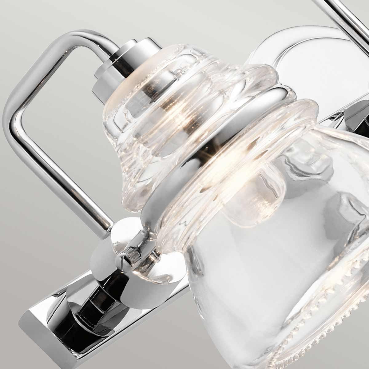 Kichler Talland 3 Light Bathroom Wall Light - Polished Chrome
