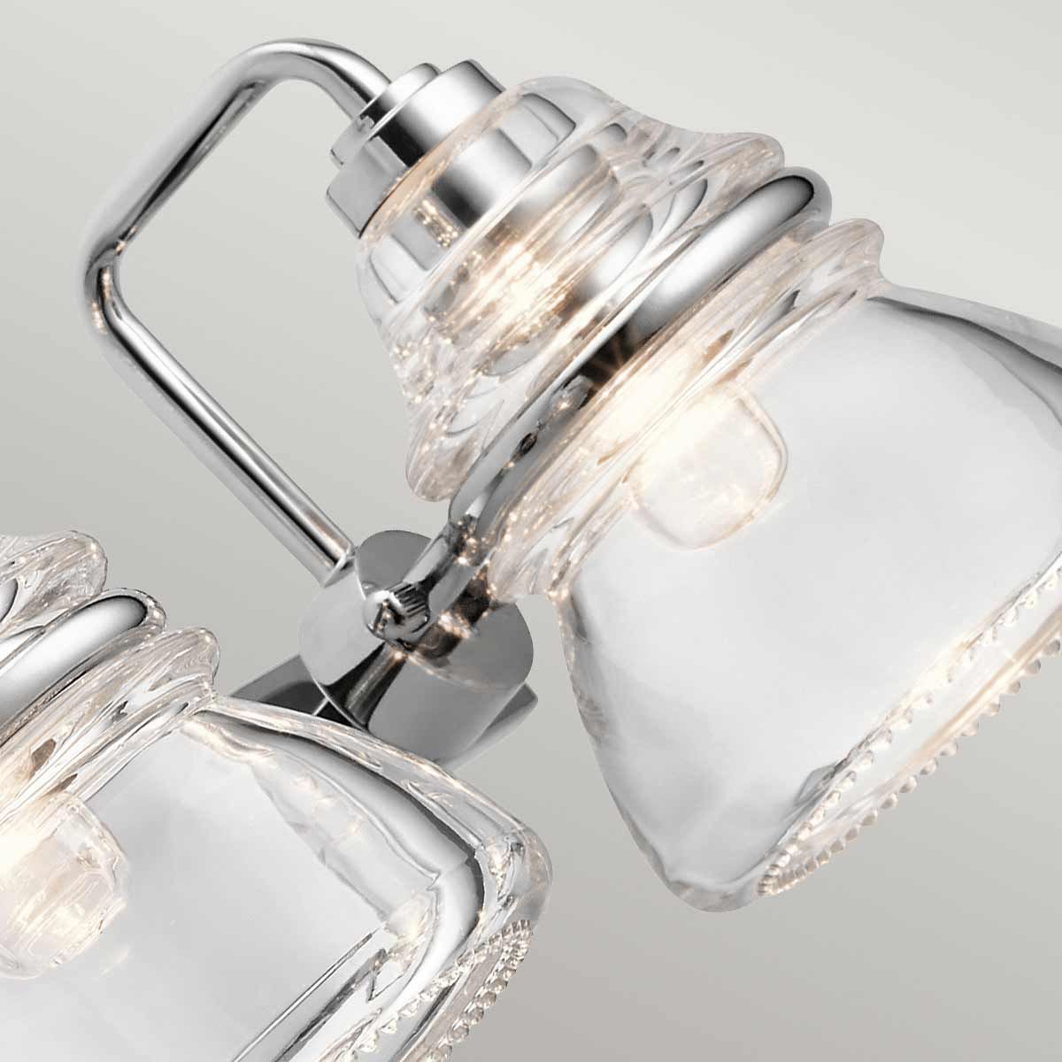 Kichler Talland 3 Light Bathroom Wall Light - Polished Chrome
