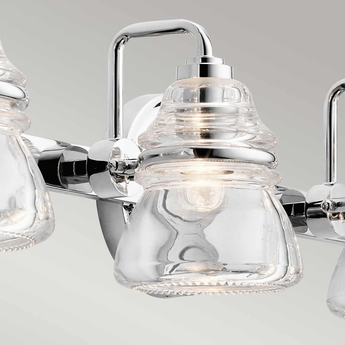 Kichler Talland 4 Light Bathroom Wall Light - Polished Chrome