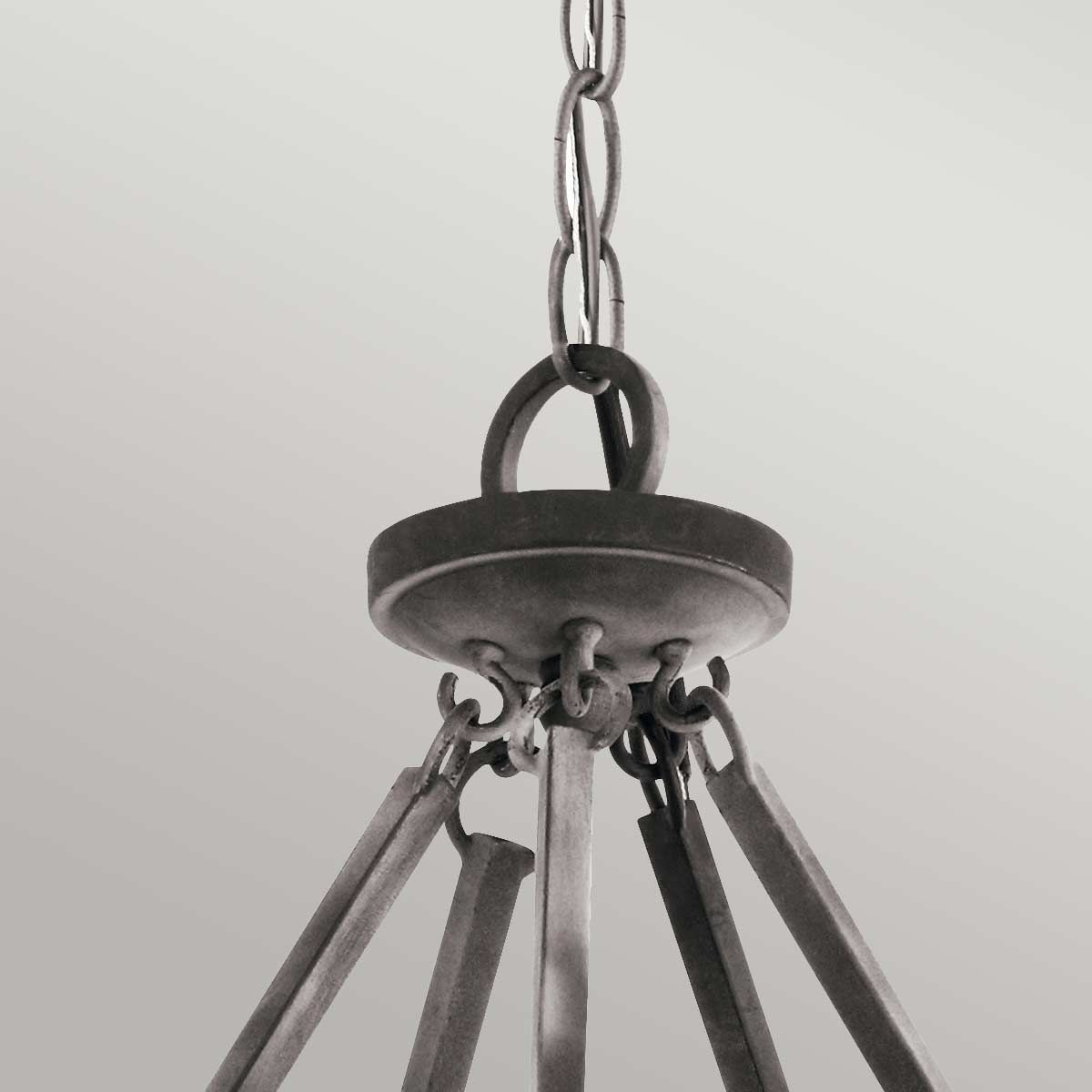 Kichler Taulbee 15 Light Chandelier - Weathered Zinc