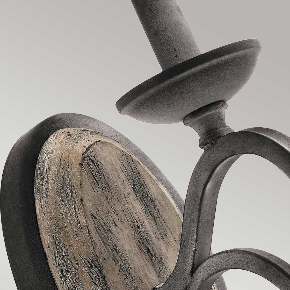Kichler Taulbee Single Wall Light - Weathered Zinc