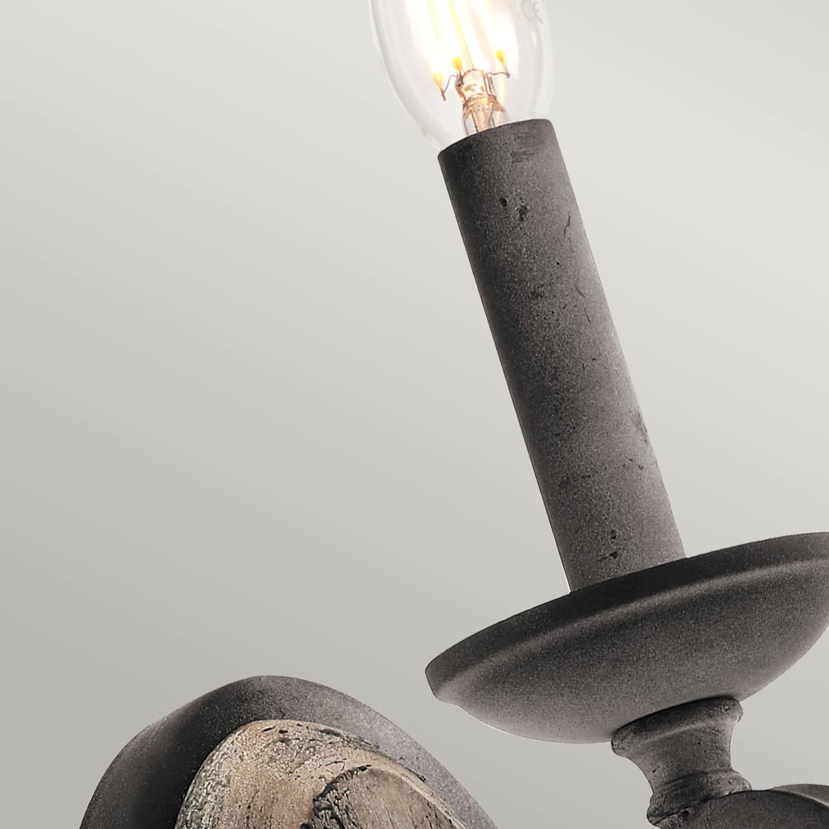 Kichler Taulbee Single Wall Light - Weathered Zinc