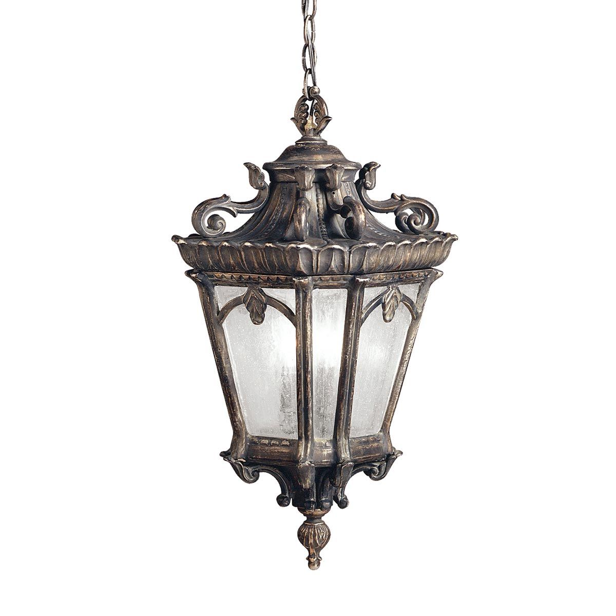 Kichler Tournai Grand 4 Light Extra Large Chain Lantern - Londonderry