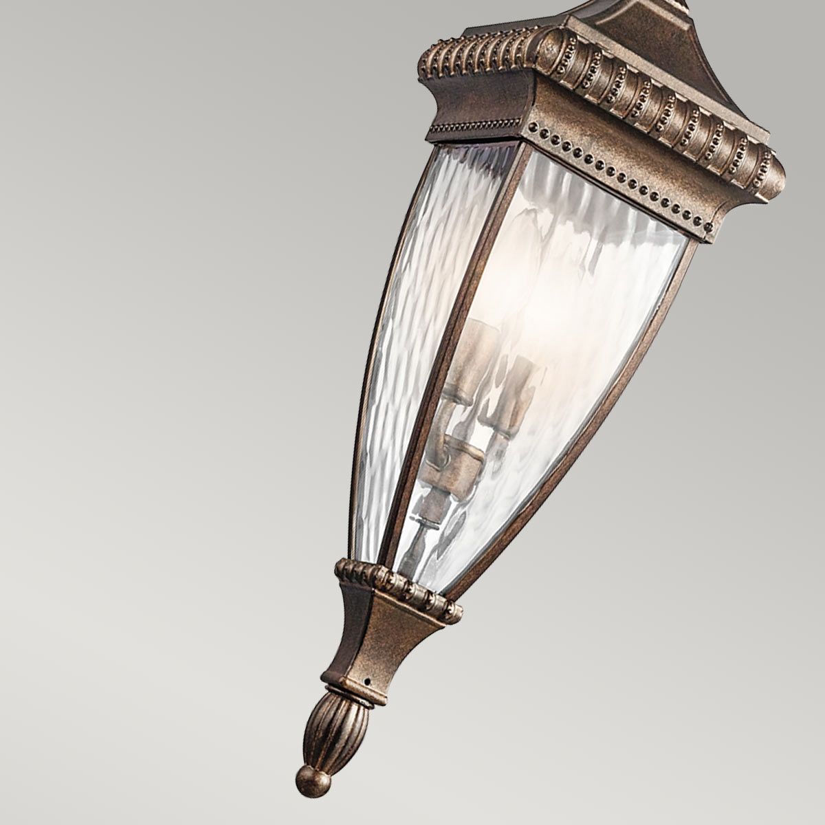 Kichler Venetian Rain 2 Light Chain Lantern - Brushed Bronze