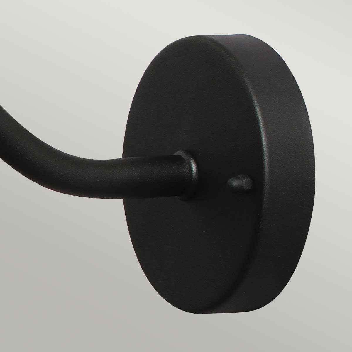 Elstead Klampenborg Single Wall Lantern - Black