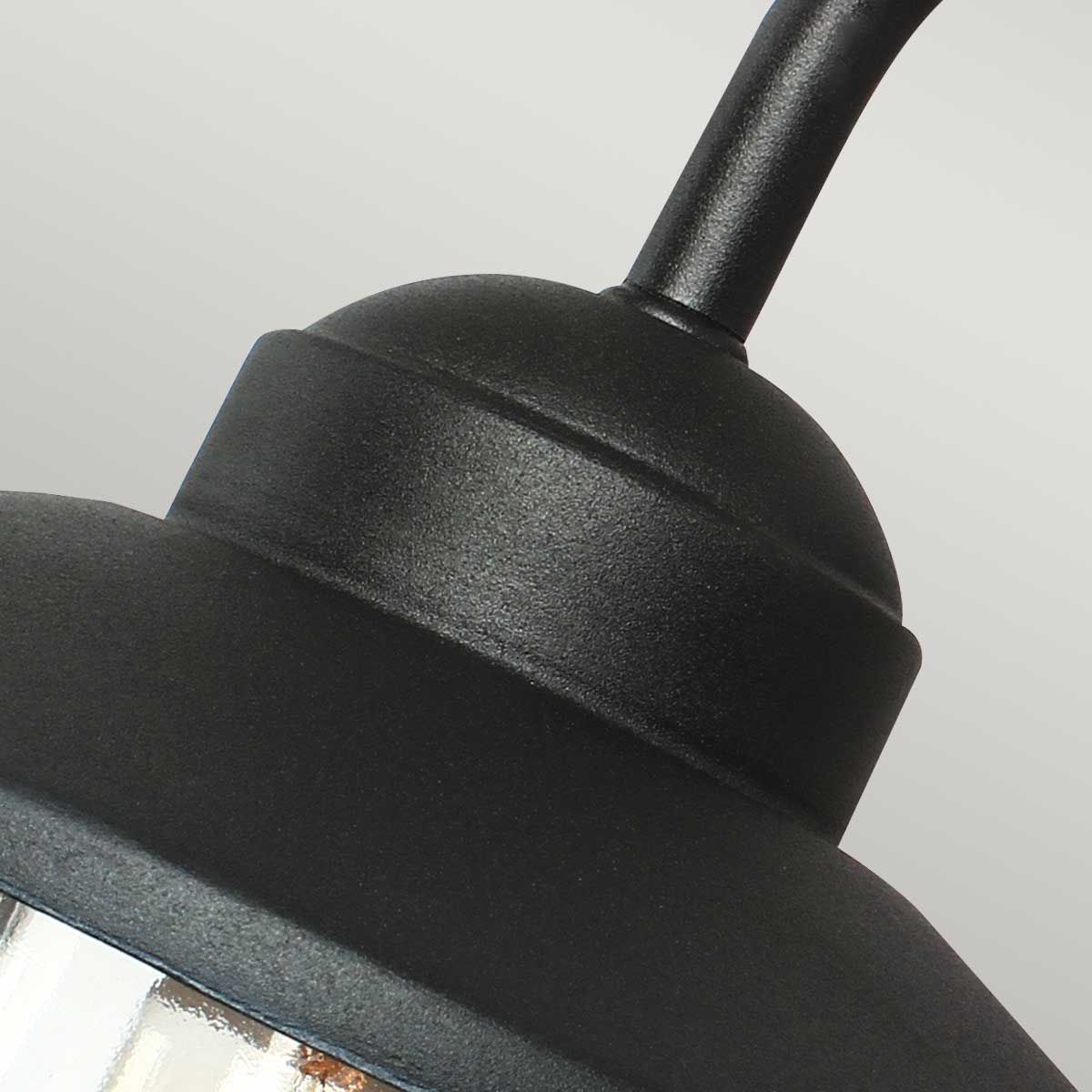 Elstead Klampenborg Single Wall Lantern - Black