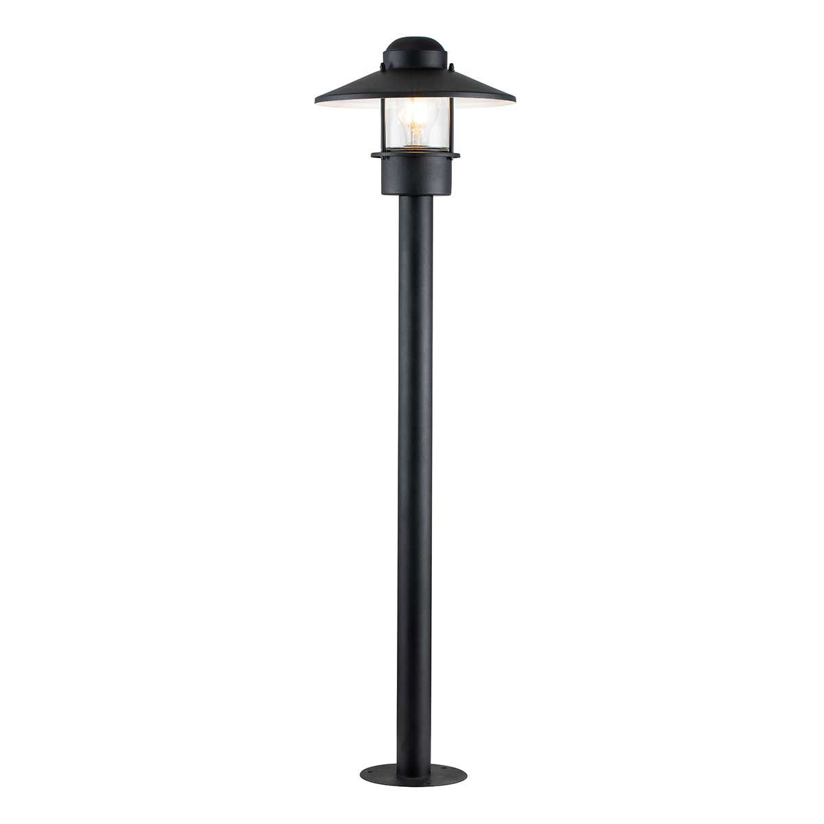 Elstead Klampenborg Single Bollard - Black
