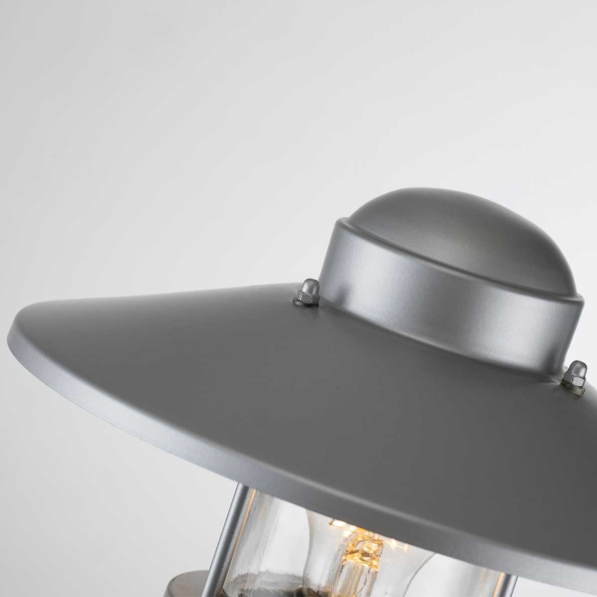 Elstead Klampenborg Single Bollard - Silver