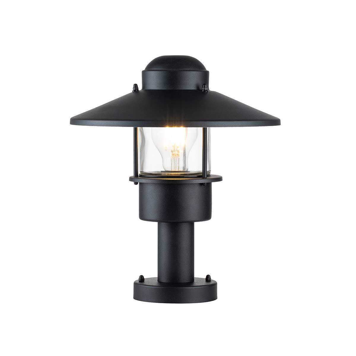 Elstead Klampenborg Single Pedestal - Black