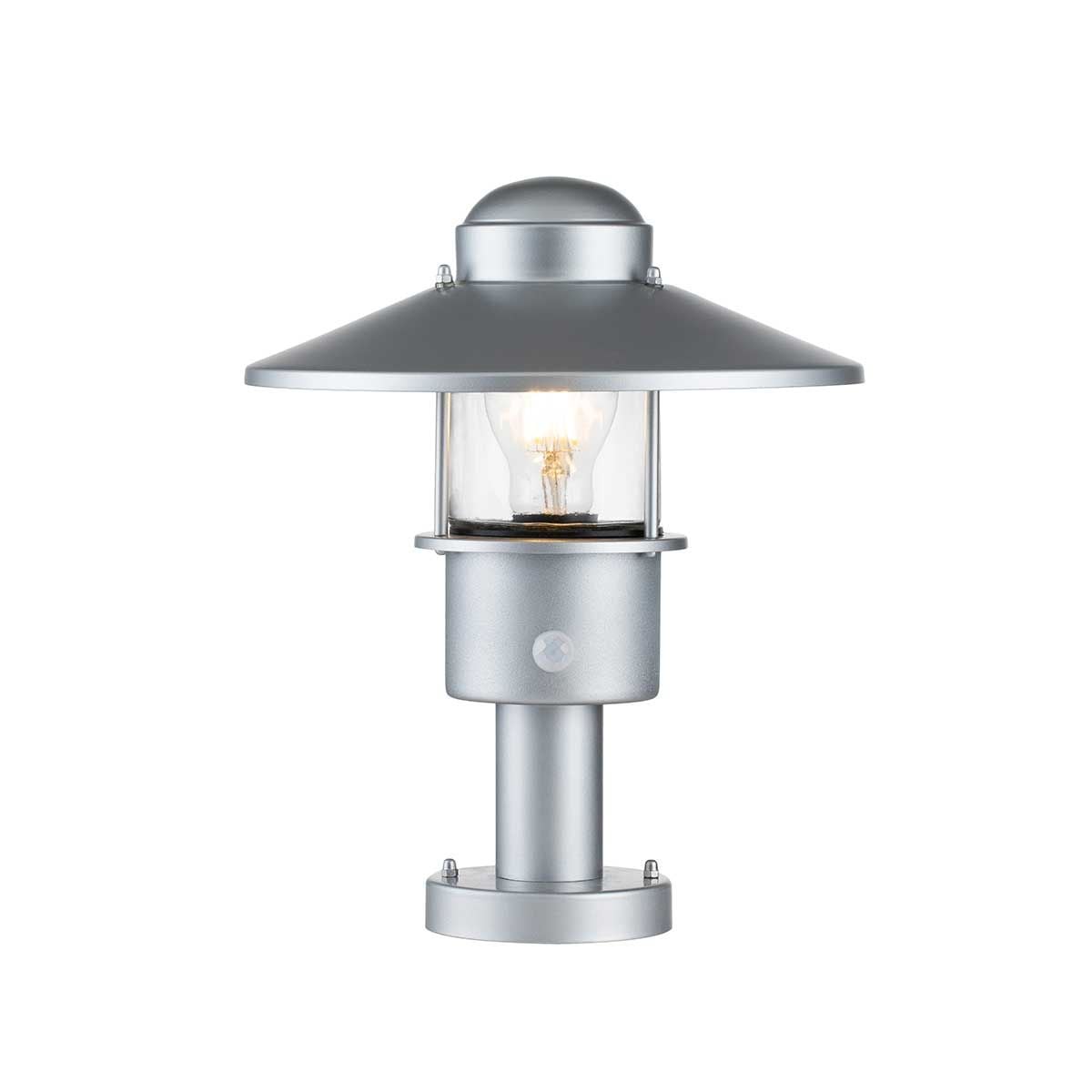 Elstead Klampenborg Single Pedestal - Silver