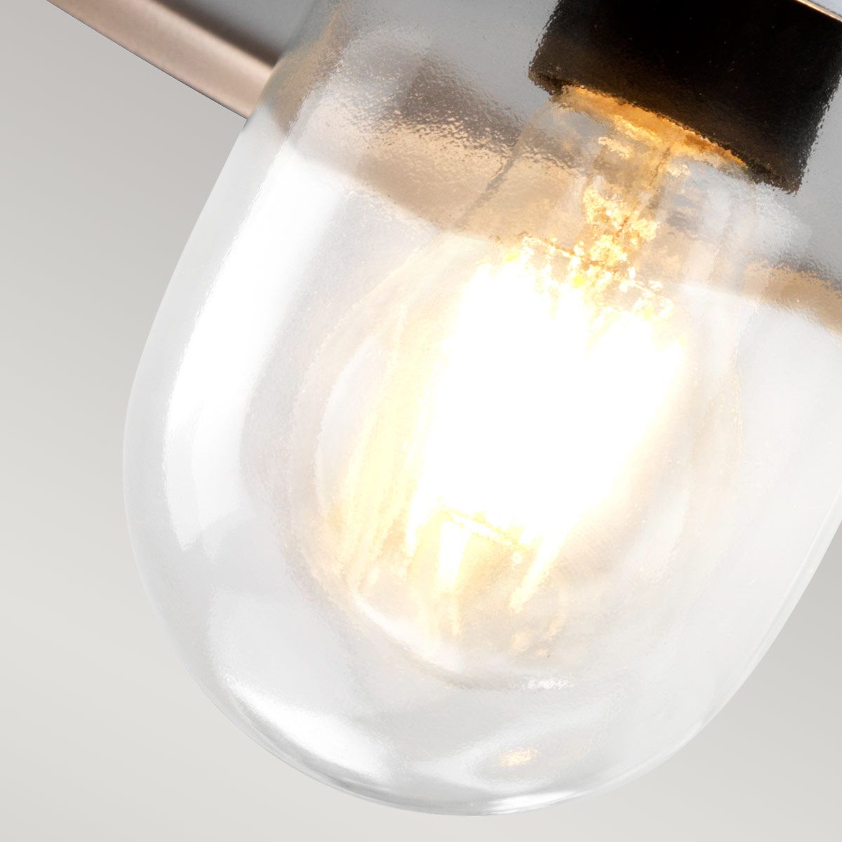 Elstead Klampenborg Single Wall Lantern - Silver
