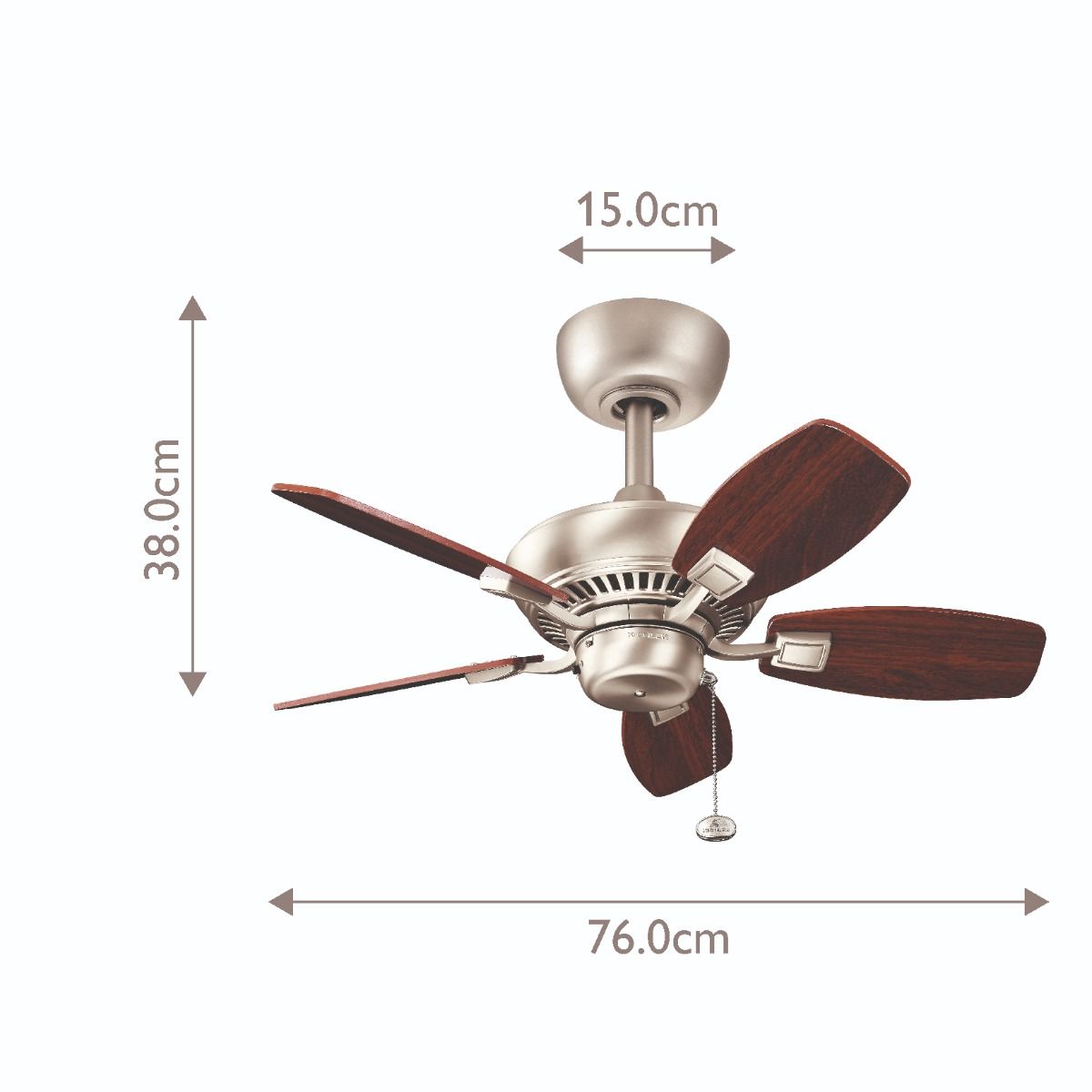 Kichler Canfield 30" Fan - Brushed Nickel
