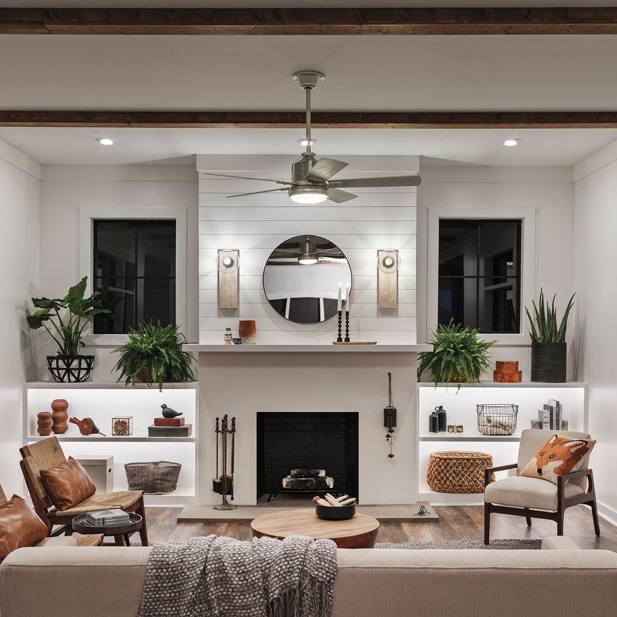 Kichler Colerne LED 52" Fan - Brushed Nickel
