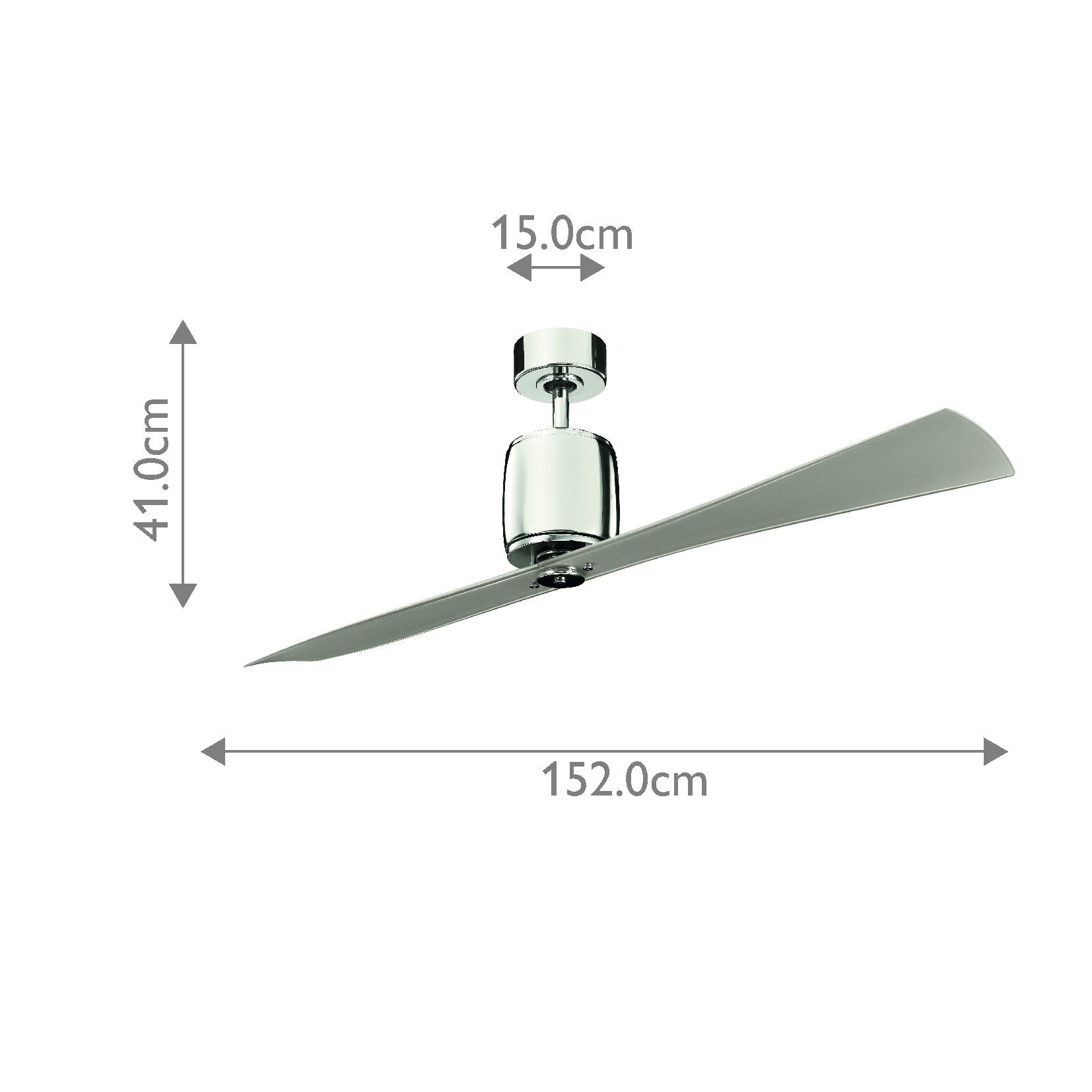 Kichler Ferron 60" Fan - Polished Nickel