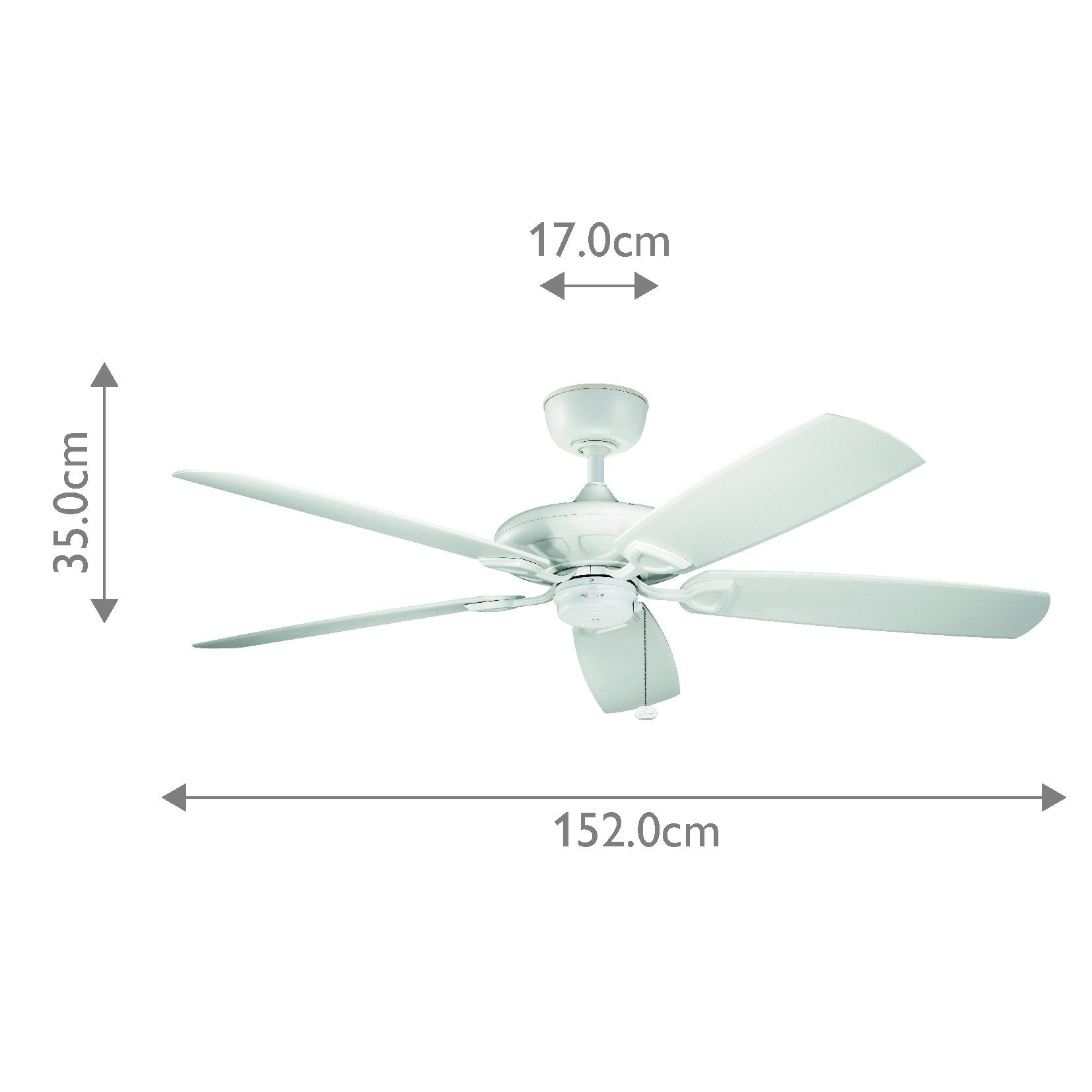Kichler Kevlar 60" Fan - Matte White