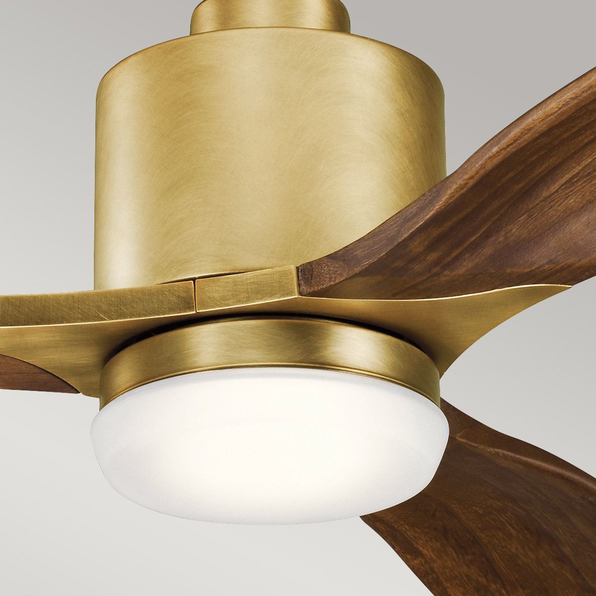 Kichler Ridley II 52" Fan - Natural Brass