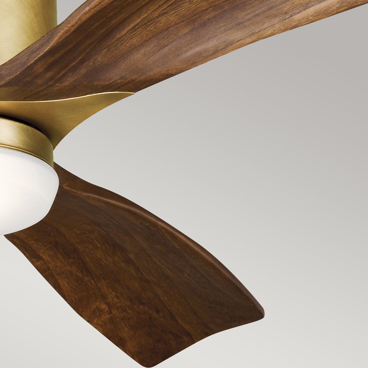 Kichler Ridley II 52" Fan - Natural Brass