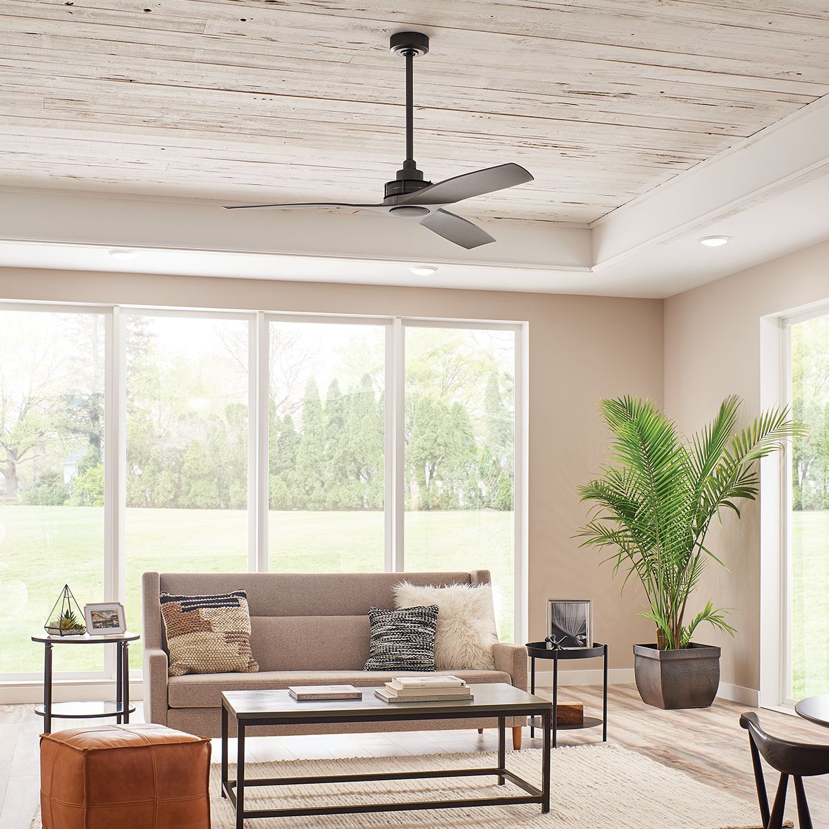 Kichler Ried 56" Fan - Anvil Iron