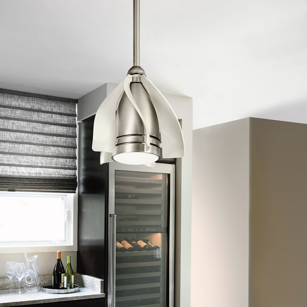 Kichler Terna LED 15" Fan - Brushed Nickel