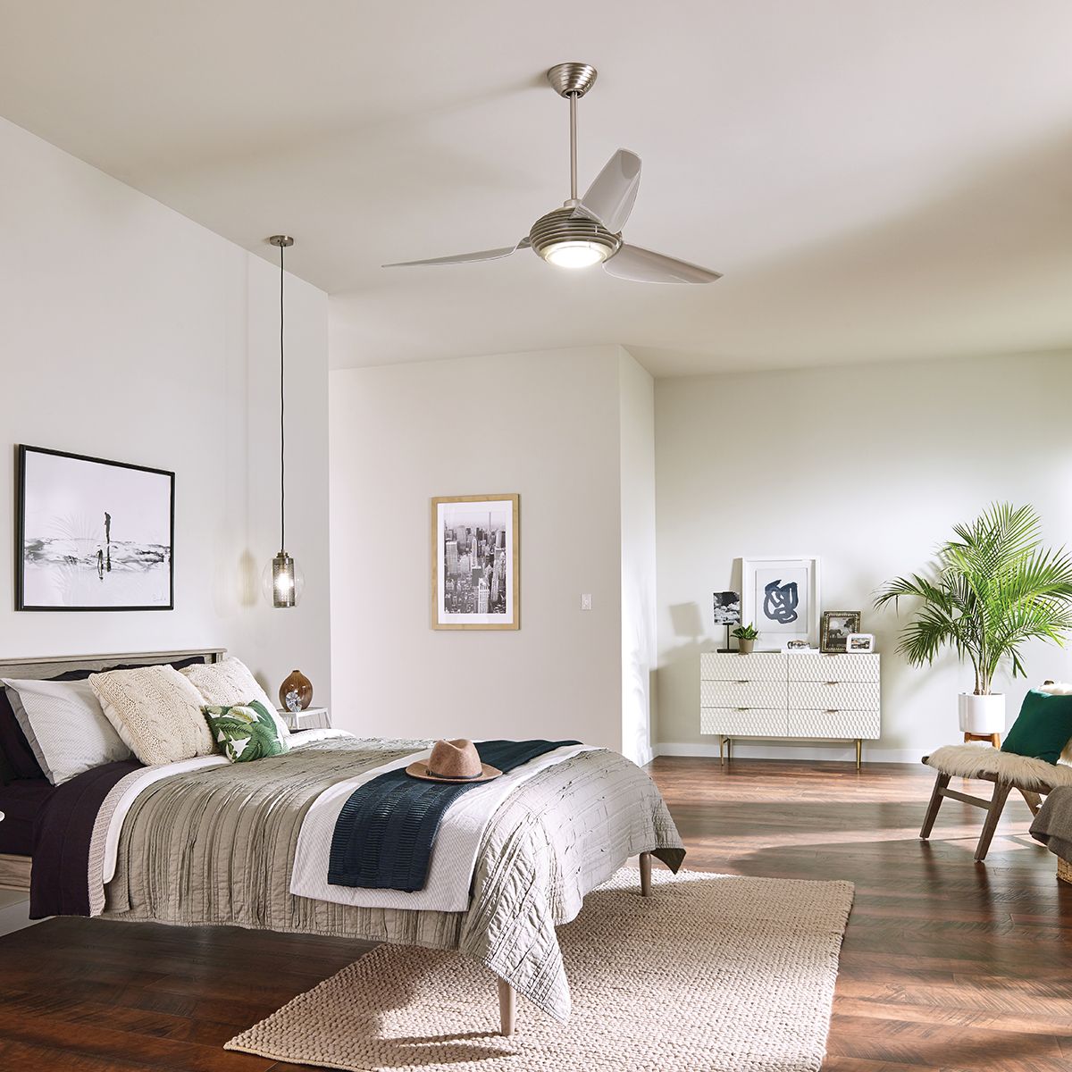 Kichler Voya 60" Fan - Brushed Stainless Steel