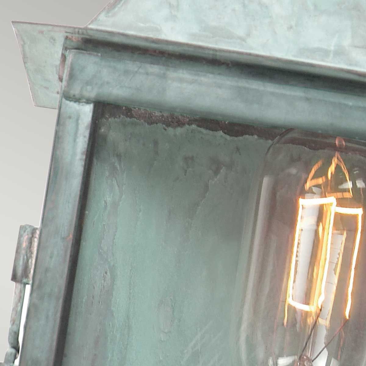 Elstead Lambeth Palace Single Wall Lantern - Verdigris