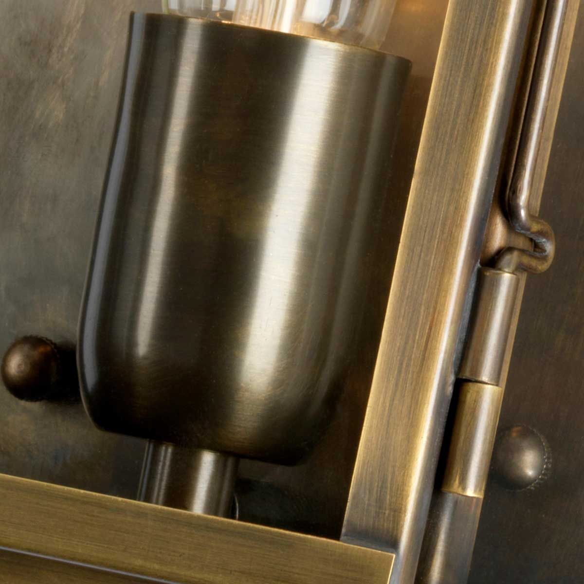 Elstead Lambeth Palace Single Wall Lantern - Aged Brass