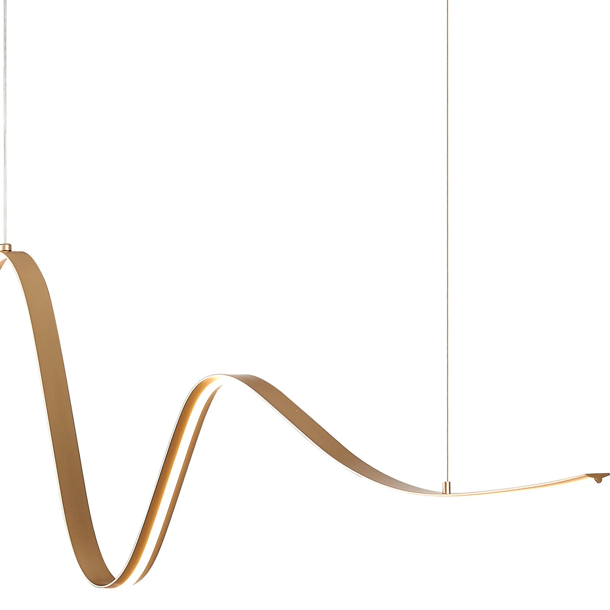 Fabula Laven Wave Pendant Light – 166.5 cm – Gold