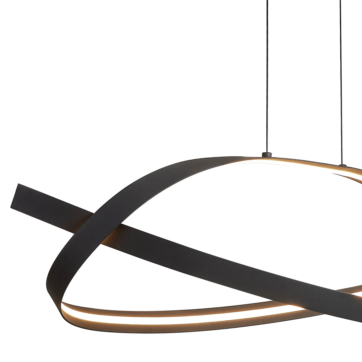 Fabula Laven Loop Pendant Light – 100 cm – Dark Grey