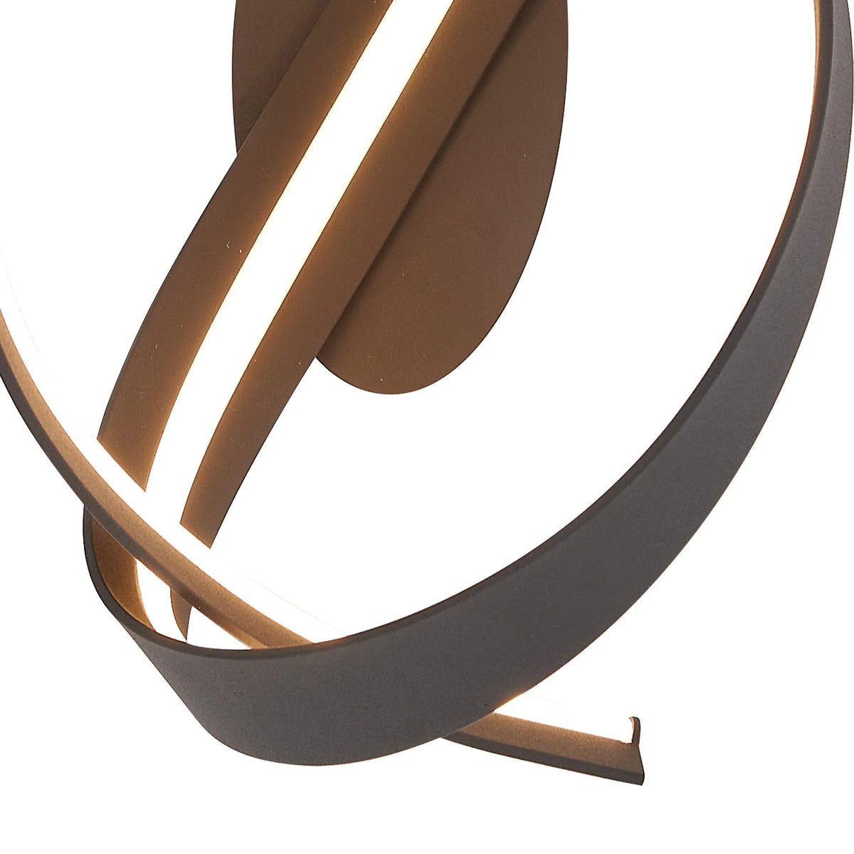 Fabula Laven Loop Wall Light – 33 cm – Dark Grey