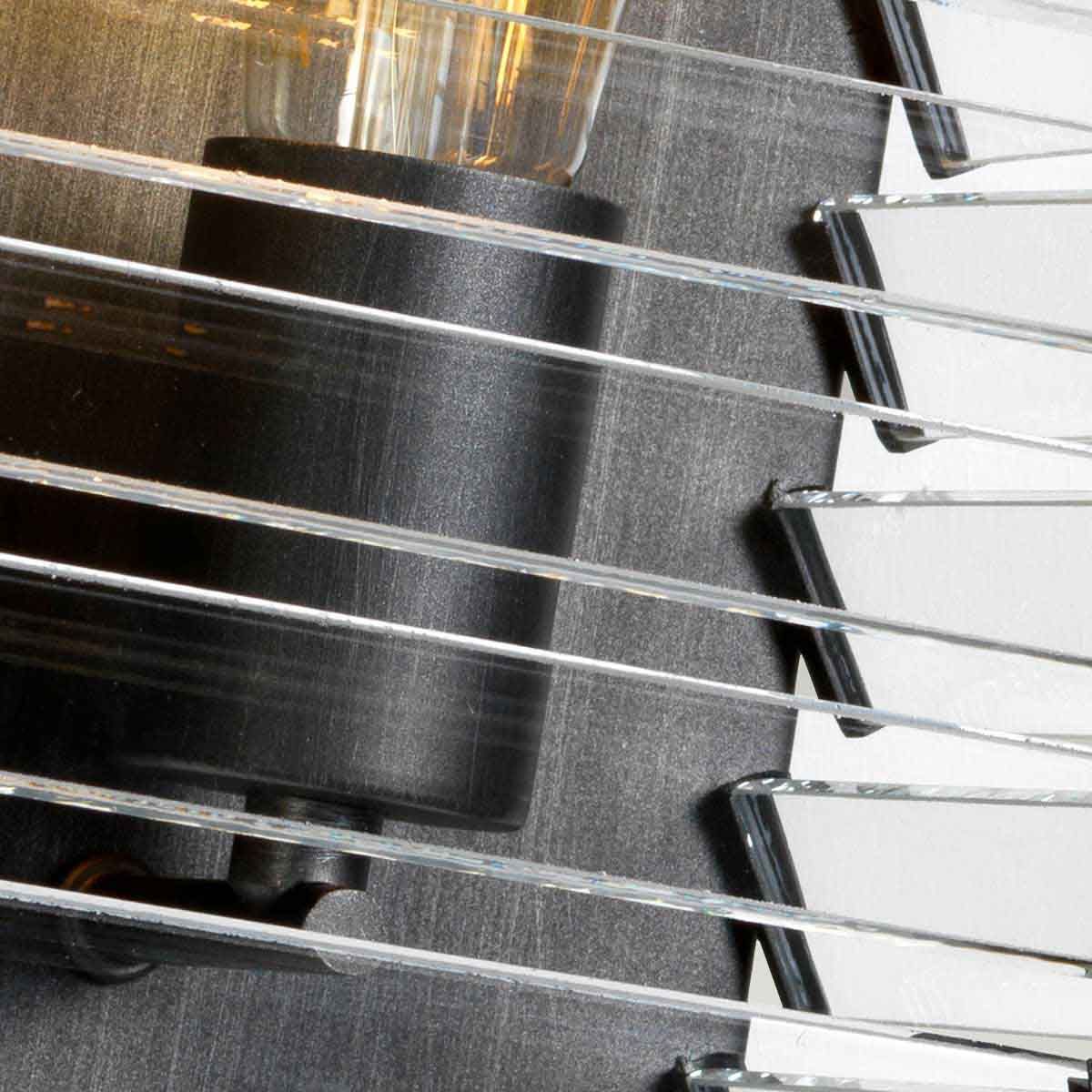 Elstead Louvre 2 Light Wall Light - Painted Gunmetal