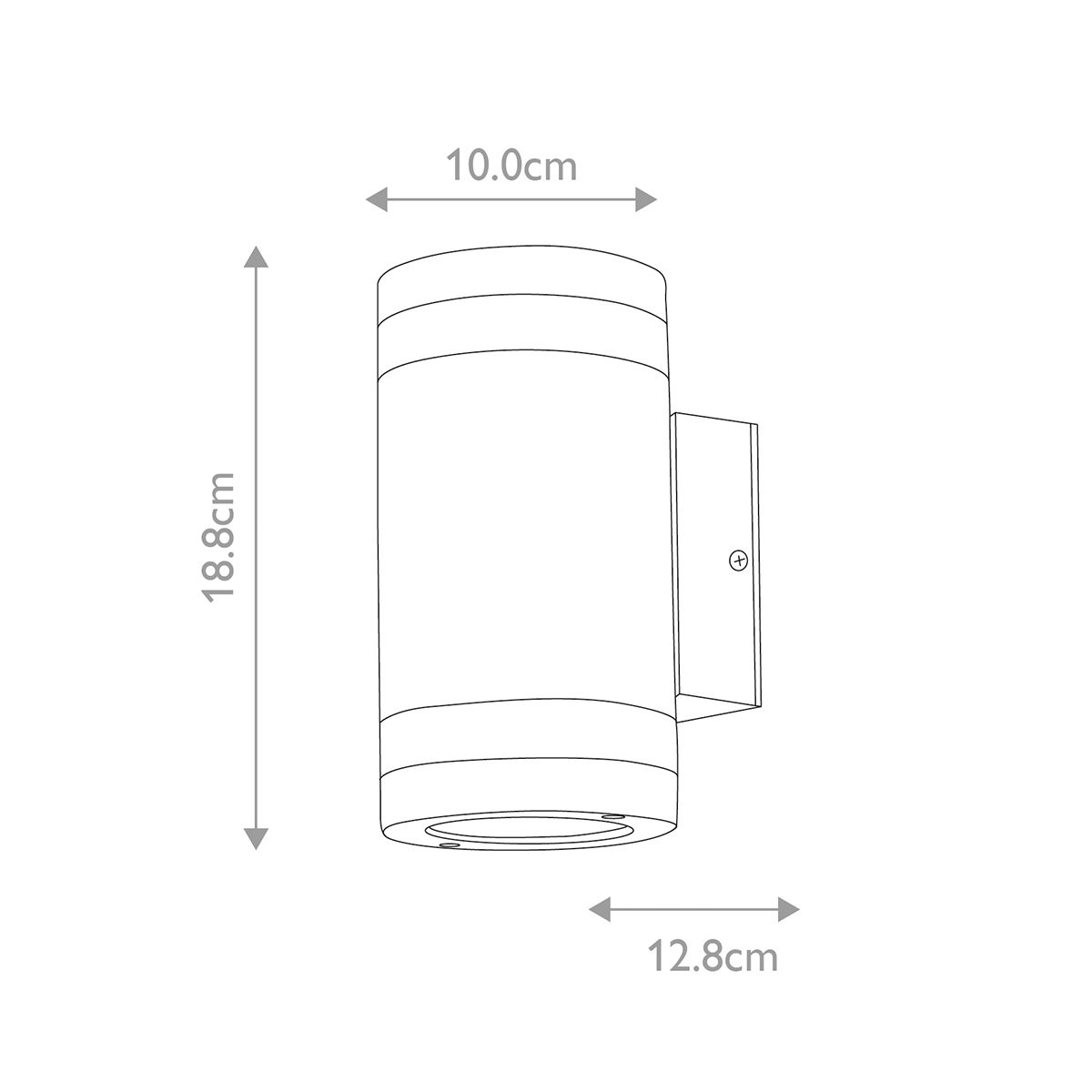 Elstead Magnus 2 Light Wall Light - Graphite