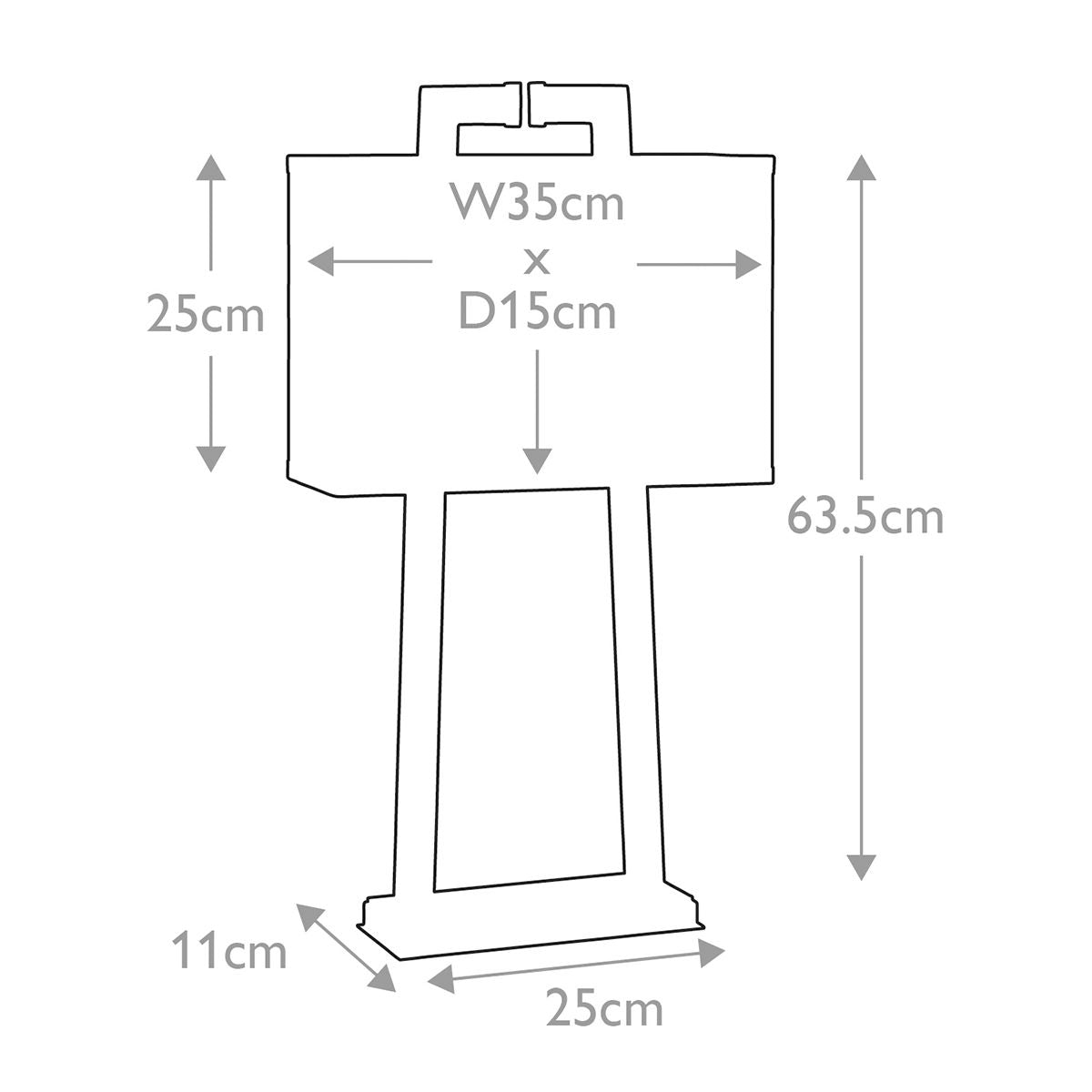 Elstead Magro Single Table Lamp - Polished Nickel