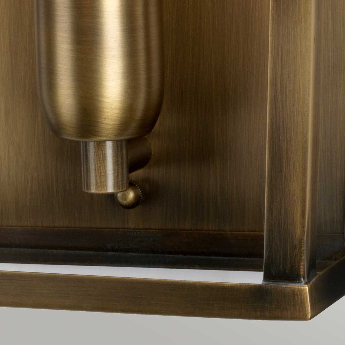 Elstead Mansion House Single Wall Lantern - Aged Brass