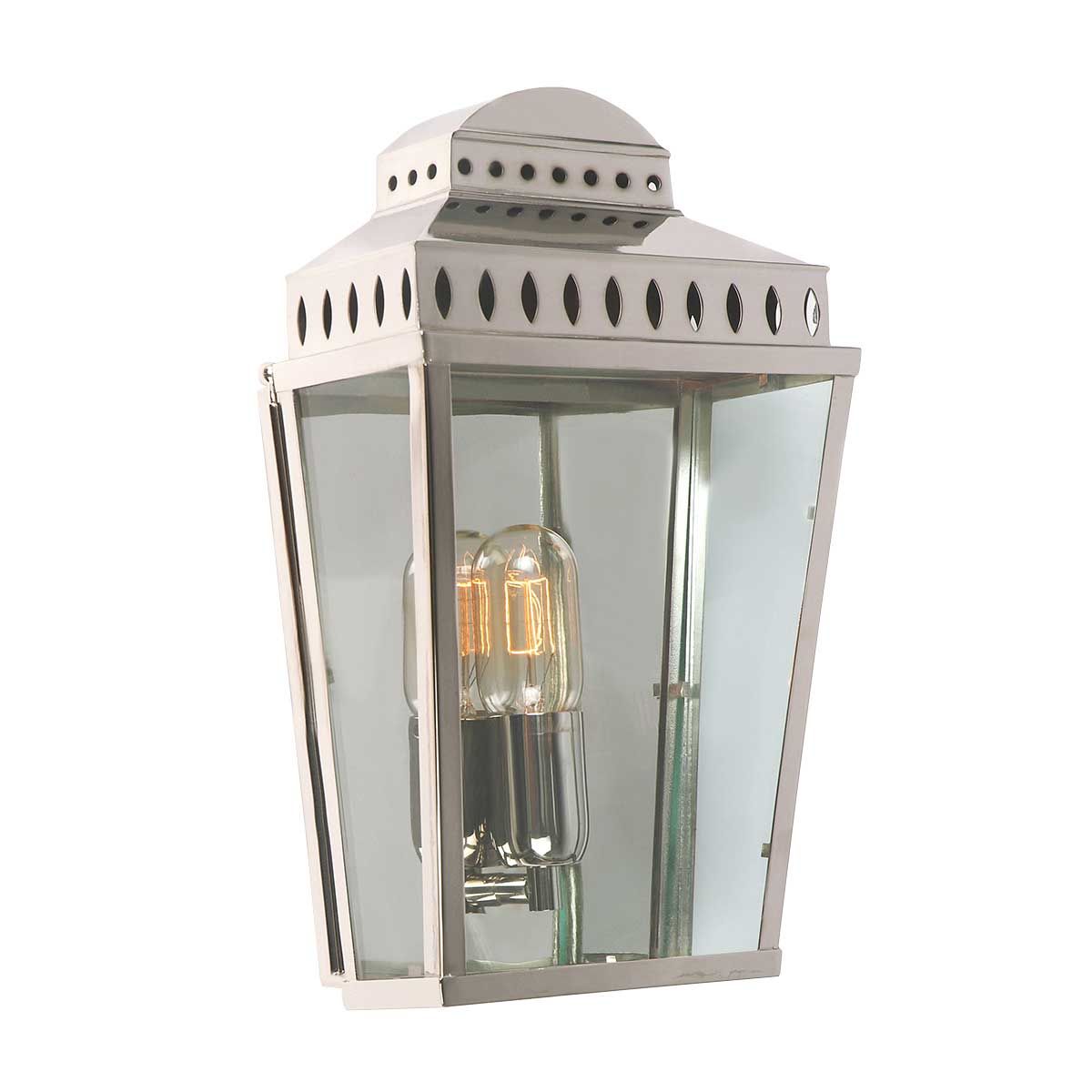 Elstead Mansion House Single Wall Lantern - Polished Nickel