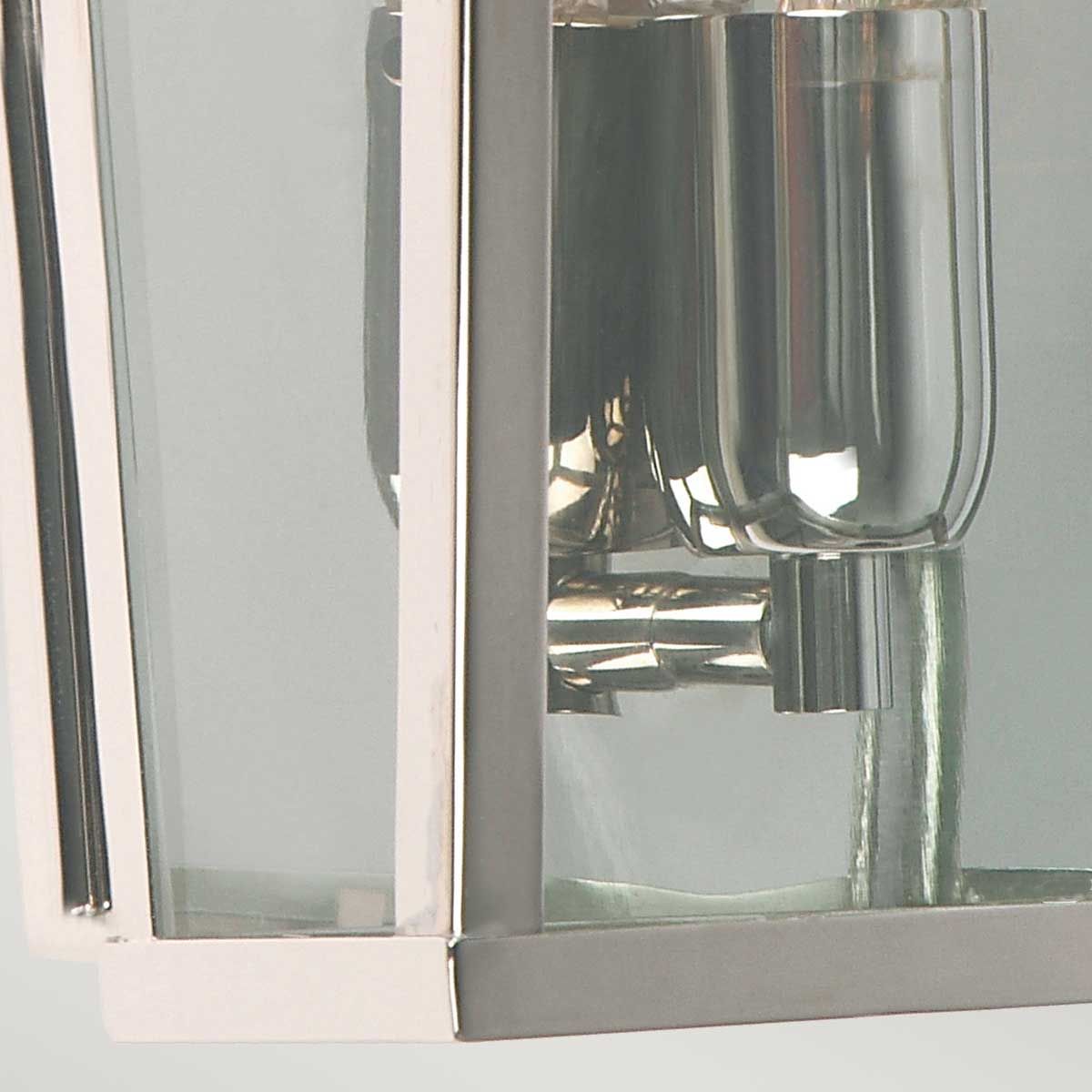 Elstead Mansion House Single Wall Lantern - Polished Nickel
