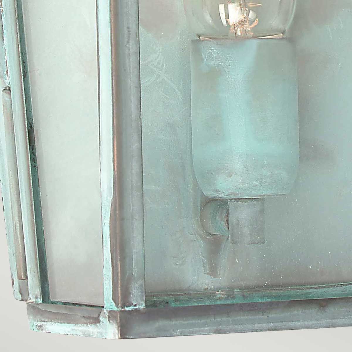 Elstead Mansion House Single Wall Lantern - Verdigris